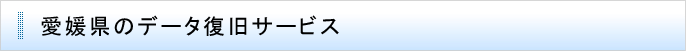 愛媛県のデータ復旧サービス