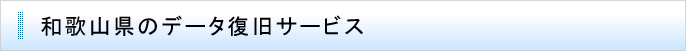 和歌山県のデータ復旧サービス